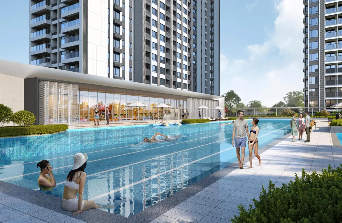 50m Swimming Pool at R&F Princess Cove Johor Bahru